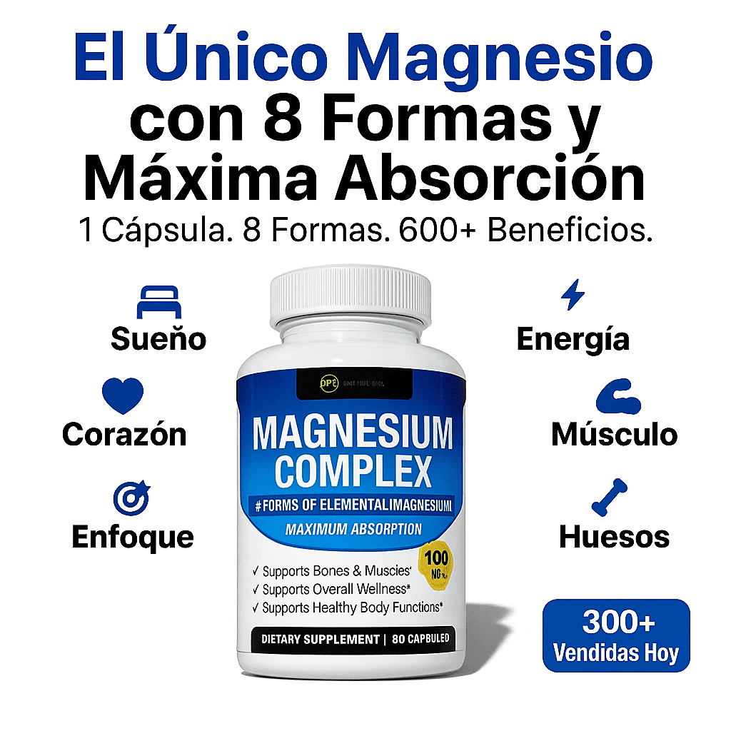 Complejo de magnesio 8 en 1